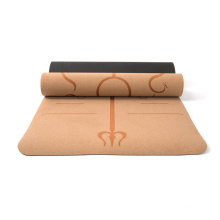 Yugland Hot Sale Eco-Condable de alta calidad Fitness Fitness Custom Logotipo Cork TPE Yoga Mats